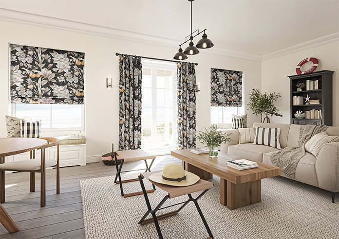 Lavish, Noir - Roman Blind - Image 6